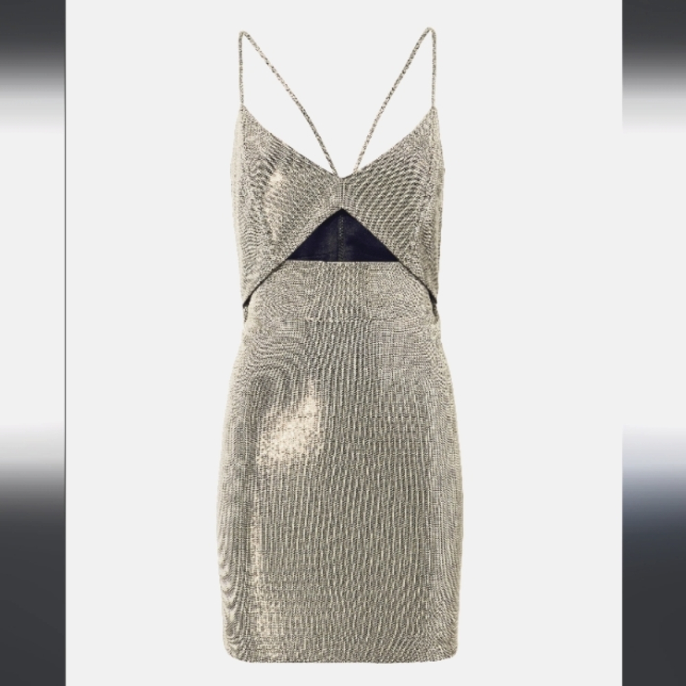 Intermix Platinum Mini Dress